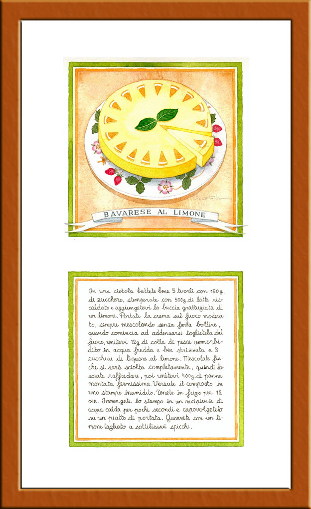 Bavarese al limone